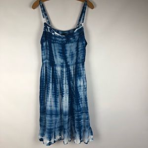 Torrid, sun dress, blue, adjustable straps,  n